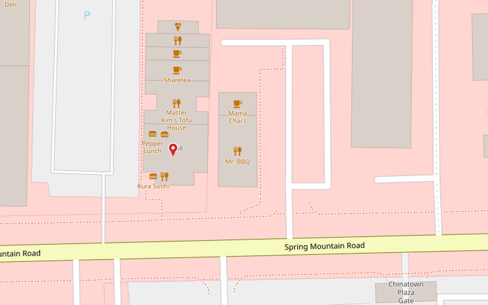 Shanghai Plaza + the ruby-red crossing