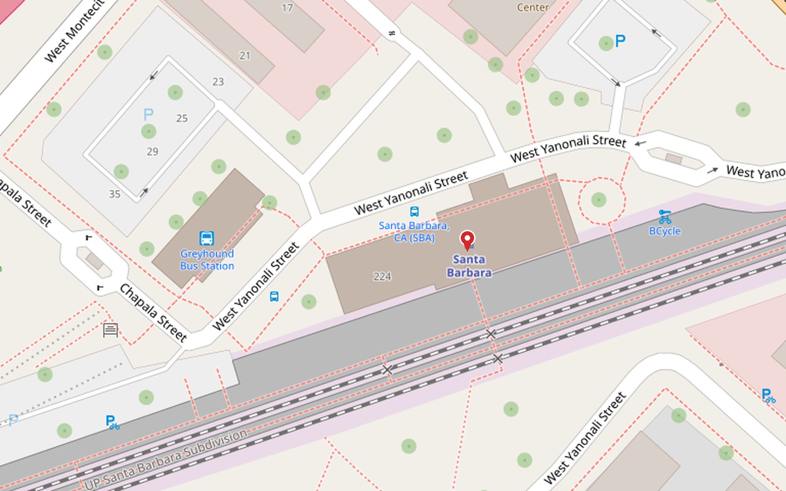 Train depot