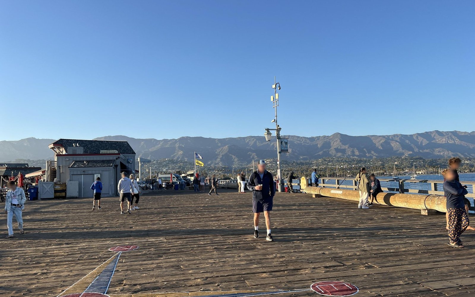 End of Stearns Wharf
